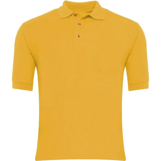 Gold Polo Shirt - Left Chest Embroidered