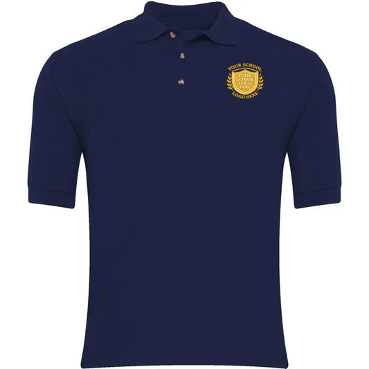 Navy Polo Shirt - Left Chest Embroidered