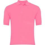 Pink Polo Shirt - Left Chest Embroidered
