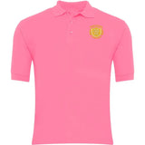 Pink Polo Shirt - Left Chest Embroidered

