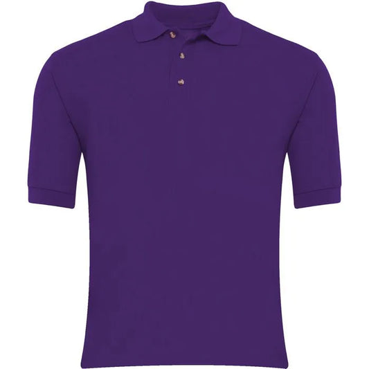 Purple Polo Shirt - Left Chest Embroidered