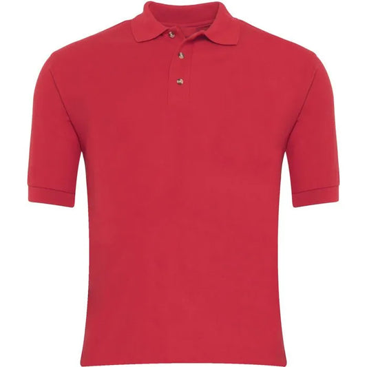Red Polo Shirt - Left Chest Embroidered