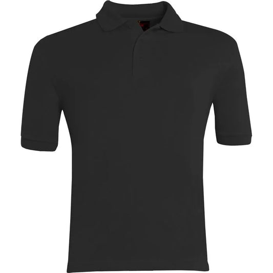 Black Polo Shirt - Left Chest Embroidered
