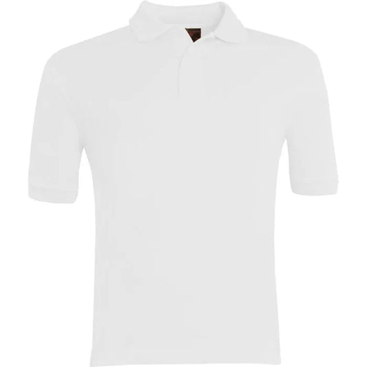 White Polo Shirt - Left Chest Embroidered