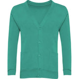 Jade Sweat Cardigan - Left Chest Embroidered
