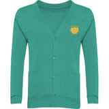 Jade Sweat Cardigan - Left Chest Embroidered
