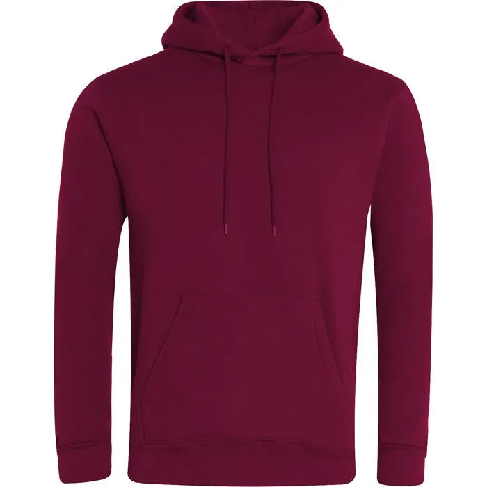 Burgundy Hoodie - Left Chest Embroidered