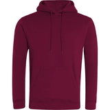Burgundy Hoodie - Left Chest Embroidered
