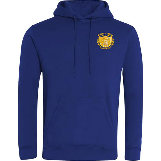 Deep Royal Hoodie - Left Chest Embroidered