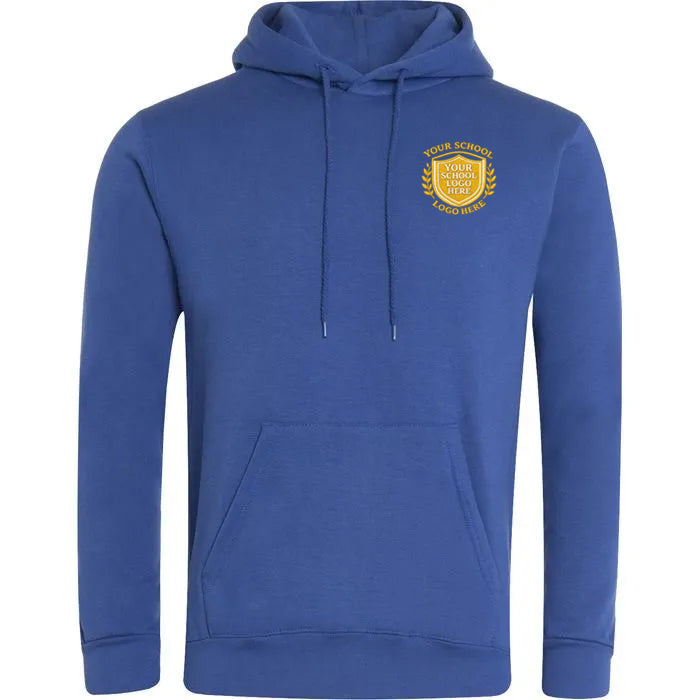 Dark Royal Hoodie - Left Chest Embroidered