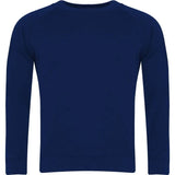Navy Crew Neck Sweatshirt - Leavers Print - Leavers Centre Back
