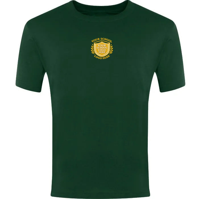 Bottle Green Classic T-Shirt  Centre Chest Print