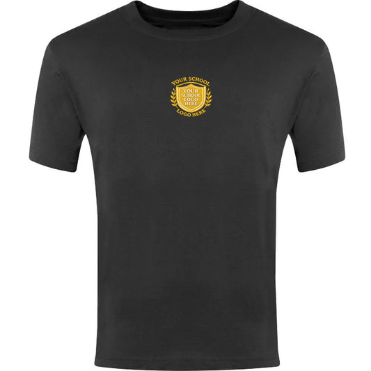 Black Classic T-Shirt Centre Front Print