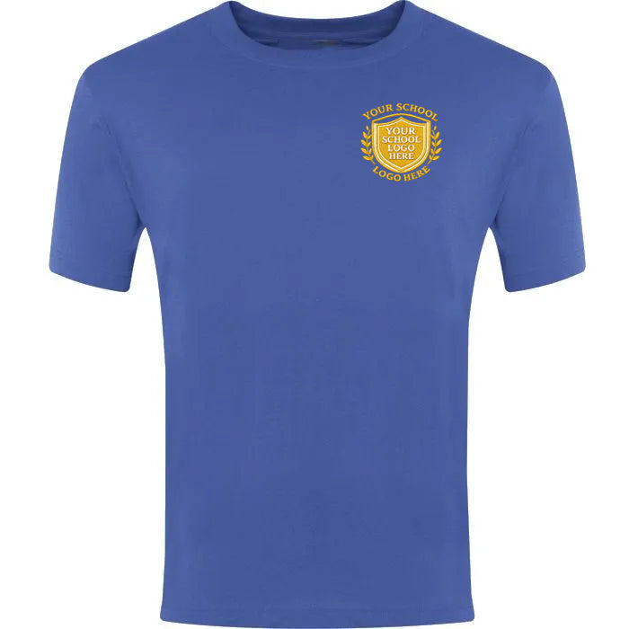 Dark Royal Classic T-Shirt - Left Chest Embroidered