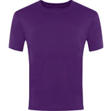 Purple Classic T-Shirt - Left Chest Embroidered
