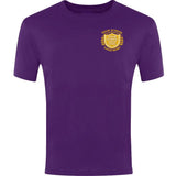 Purple Classic T-Shirt - Left Chest Embroidered
