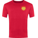 Red Classic T-Shirt - Left Chest Embroidered
