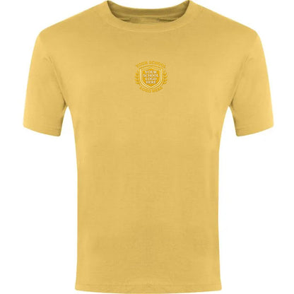 Gold Classic T-Shirt Centre Chest Print
