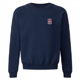 Navy Cotton Rich Sweatshirt - St John's
