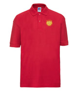 Bright Red Classic Polo Shirt - Left Chest Embroidered
