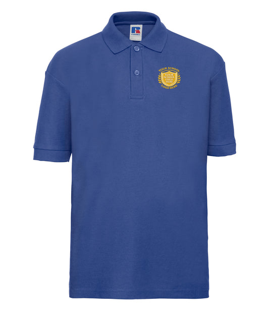 Bright Royal Classic Polo Shirt - Left Chest Embroidered