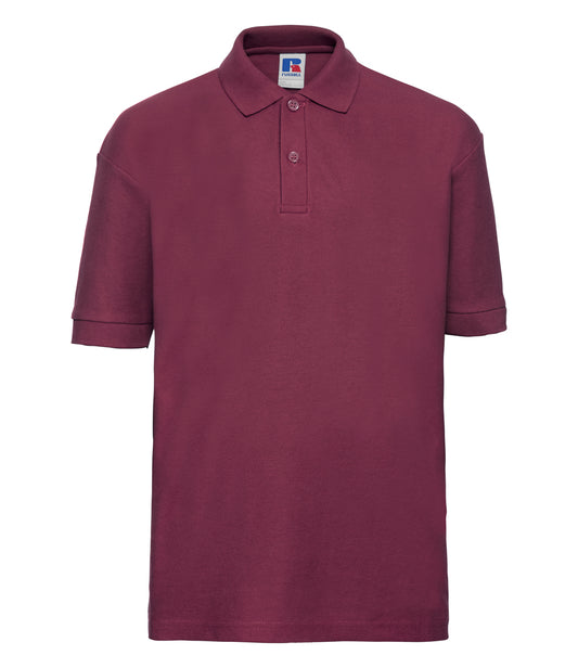 Burgundy Classic Polo Shirt - Left Chest Embroidered