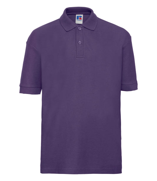 Purple Classic Polo Shirt - Left Chest Embroidered
