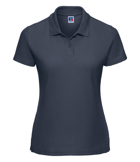 Navy Classic Ladies Polo Shirt - Left Chest Embroidered