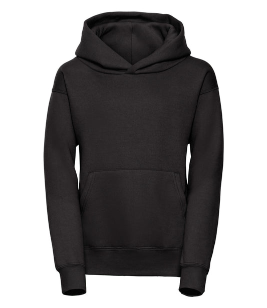 Black Adult Hoodie - Left Chest Embroidered