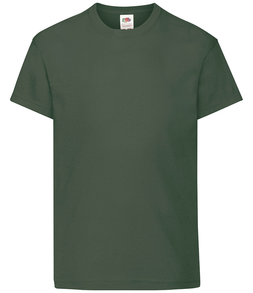Bottle Green Children's T-Shirt - Centre Chest Print