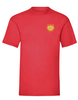 Red FOTL T-Shirt - Left Chest Embroidered (Staffwear)
