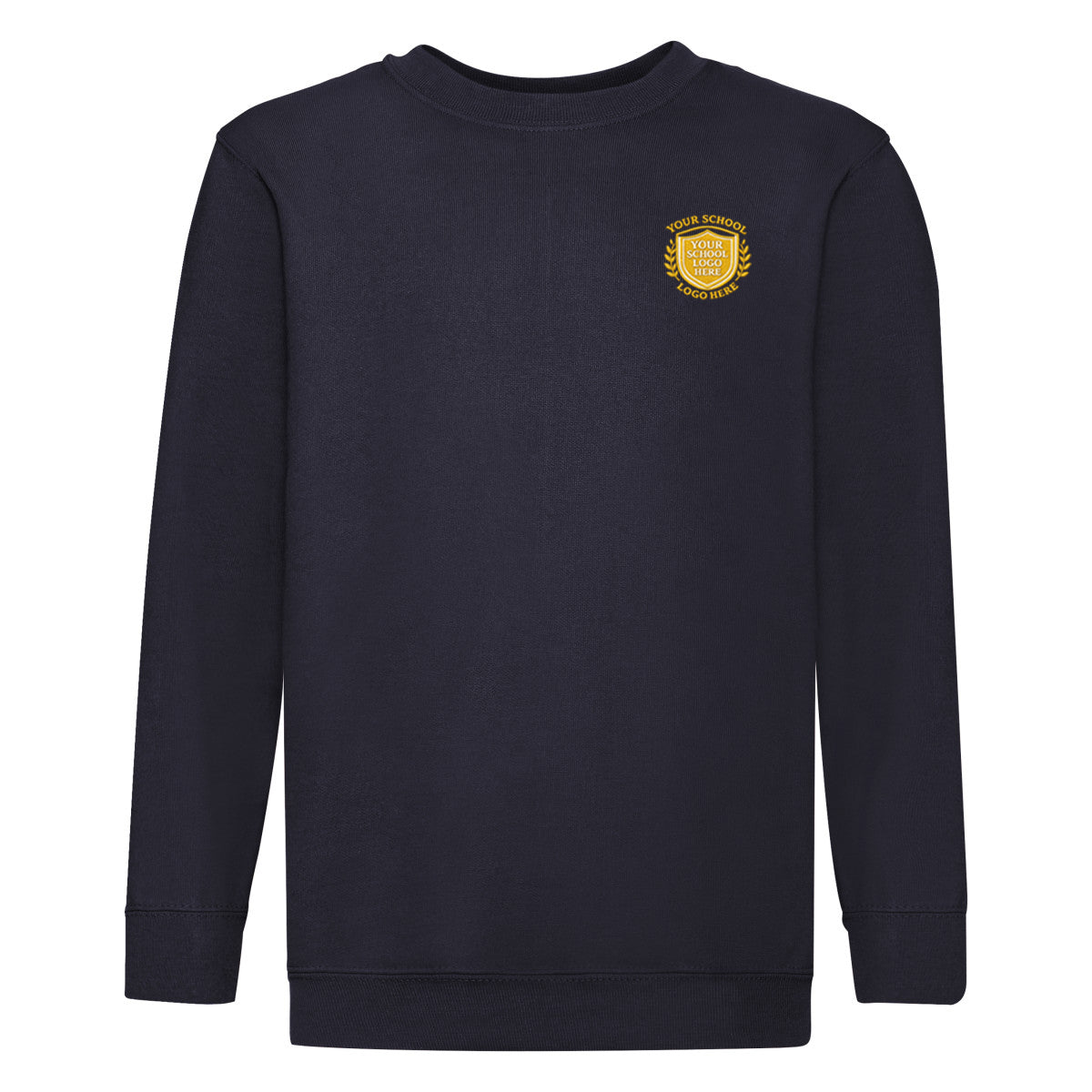 Deep Navy Classic Sweatshirt - Left Chest Embroidered