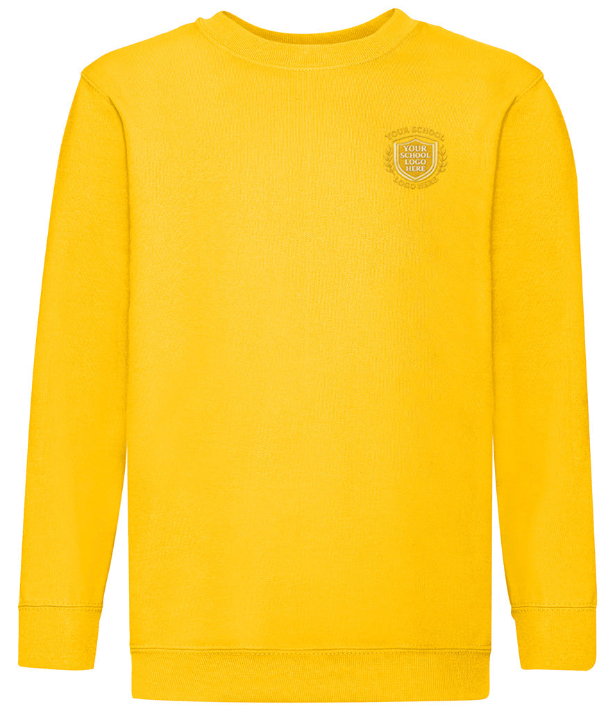 Sunflower Yellow Classic Sweatshirt - Left Chest Embroidered
