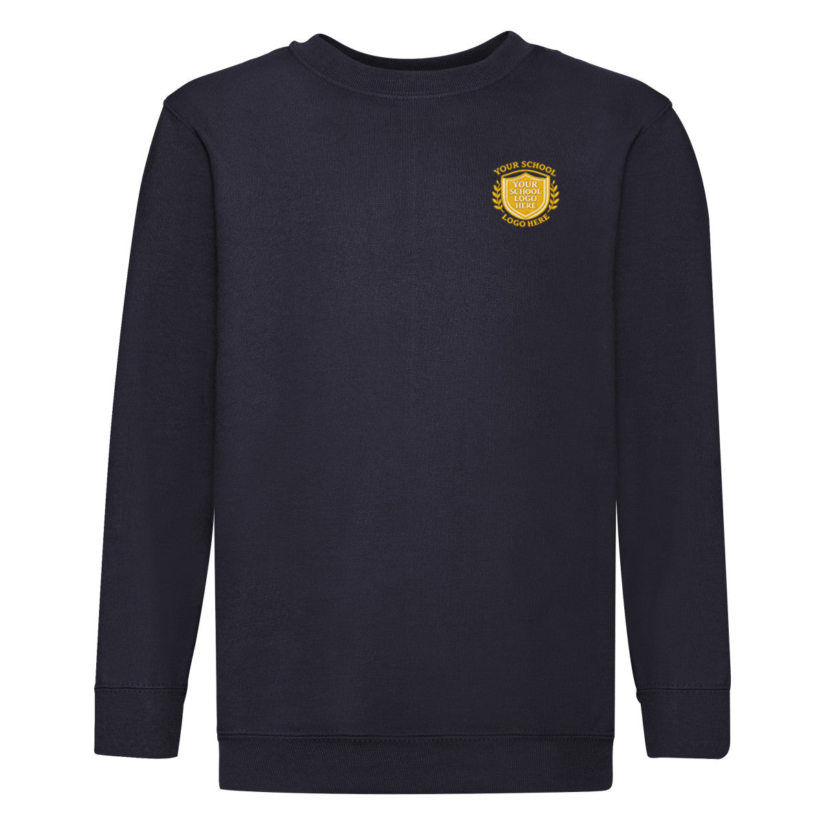 Deep Navy Classic Sweatshirt - Left Chest Embroidered
