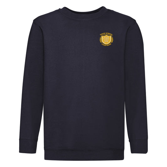 Deep Navy Classic Sweatshirt - Left Chest Embroidered