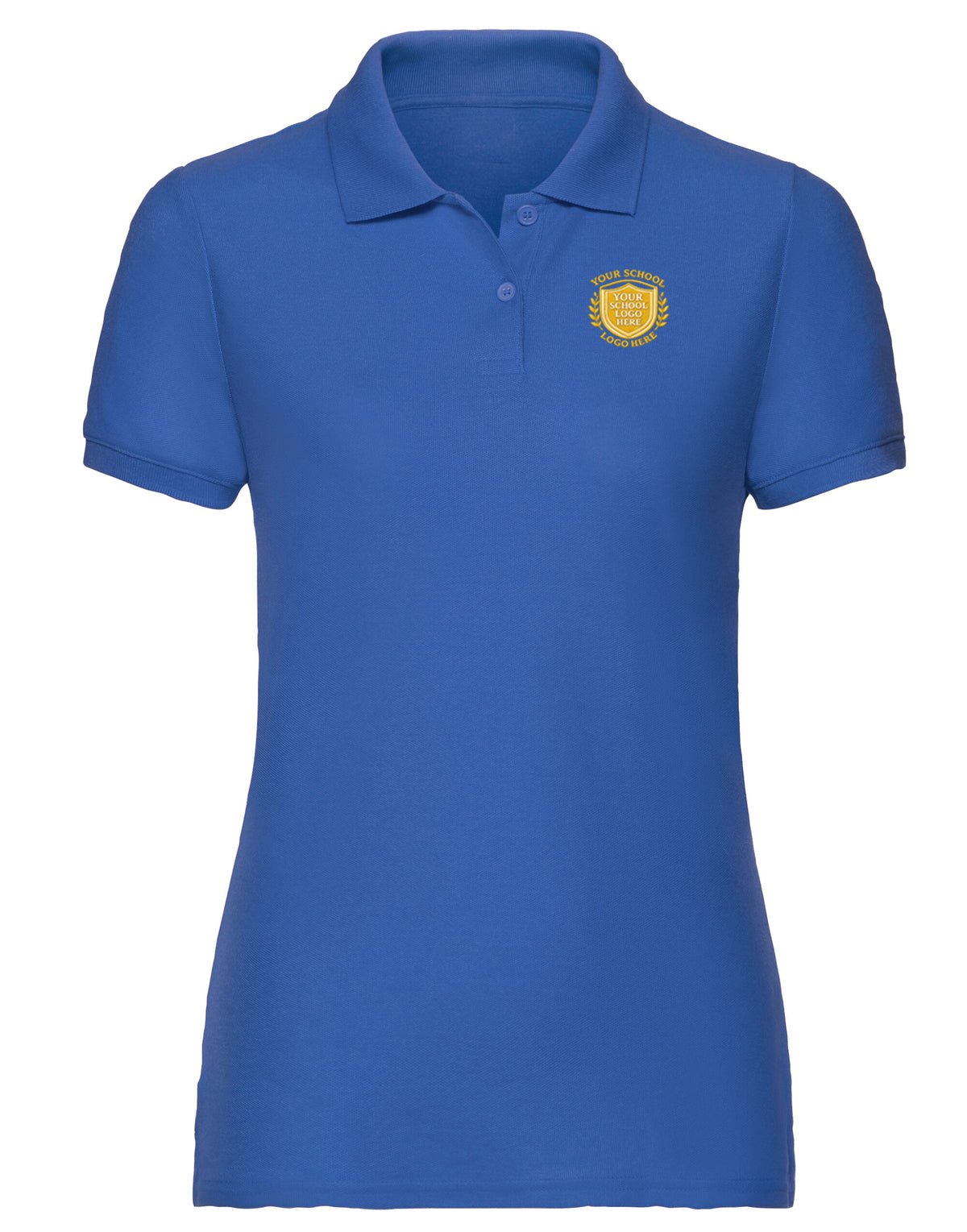 Royal Blue Ladies' Polo Shirt - Left Chest Embroidered