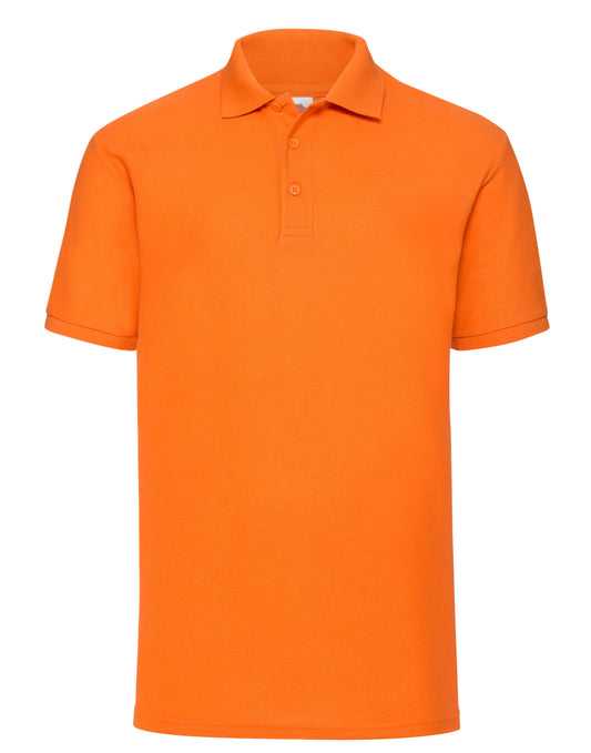 Orange Polo Shirt - Left Chest Embroidered