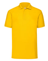 Sunflower Yellow Polo Shirt - Leavers Print - Leavers Centre Back
