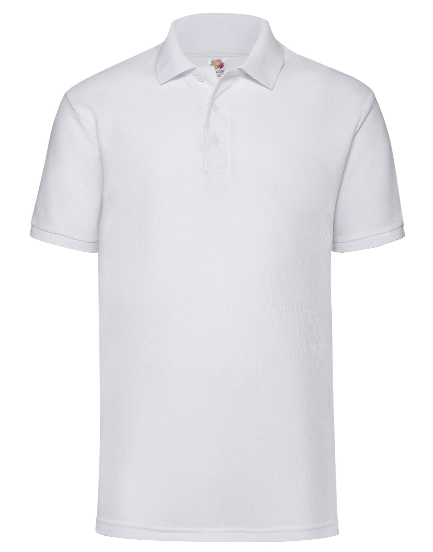 White Polo Shirt - Left Chest Embroidered