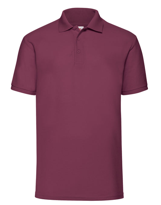 Burgundy Children's Polo Shirt - Left Chest Embroidered
