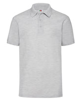 Heather Grey Children's Polo Shirt - Left Chest Embroidered
