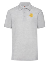 Heather Grey Children's Polo Shirt - Left Chest Embroidered
