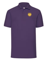 Purple STAFF Polo Shirt - Back and Left Chest Print

