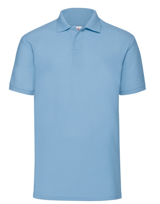 Sky Blue Children's Polo Shirt - Left Chest Embroidered