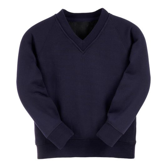 Cotton Rich V-Neck Sweatshirt