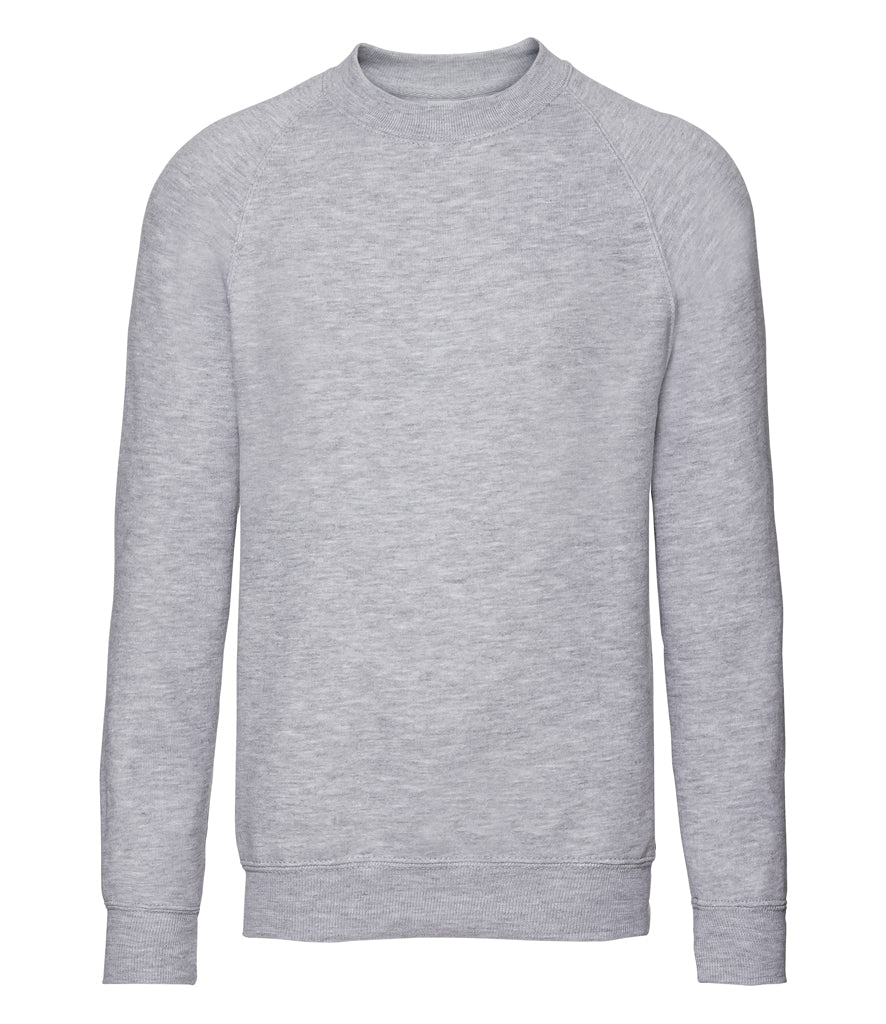 Light Oxford Raglan Sweatshirt - Left Chest Embroidered