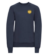 French Navy Children's Raglan Sweatshirt - Left Chest Embroidered
