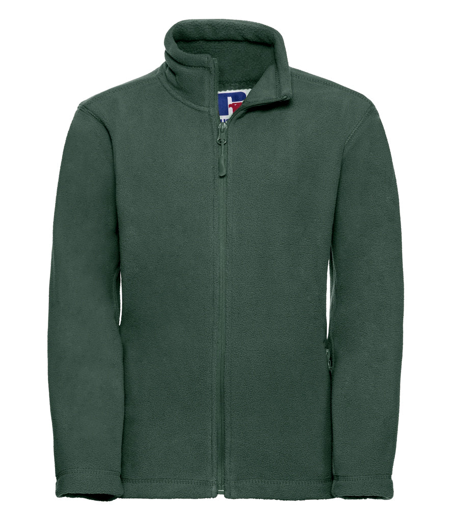 Bottle Green Children's Fleece - Left Chest Embroidered