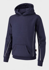 Navy/Navy/White Sports Hoodie - Left Chest Embroidered
