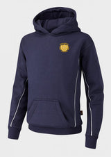 Navy/Navy/White Sports Hoodie - Left Chest Embroidered
